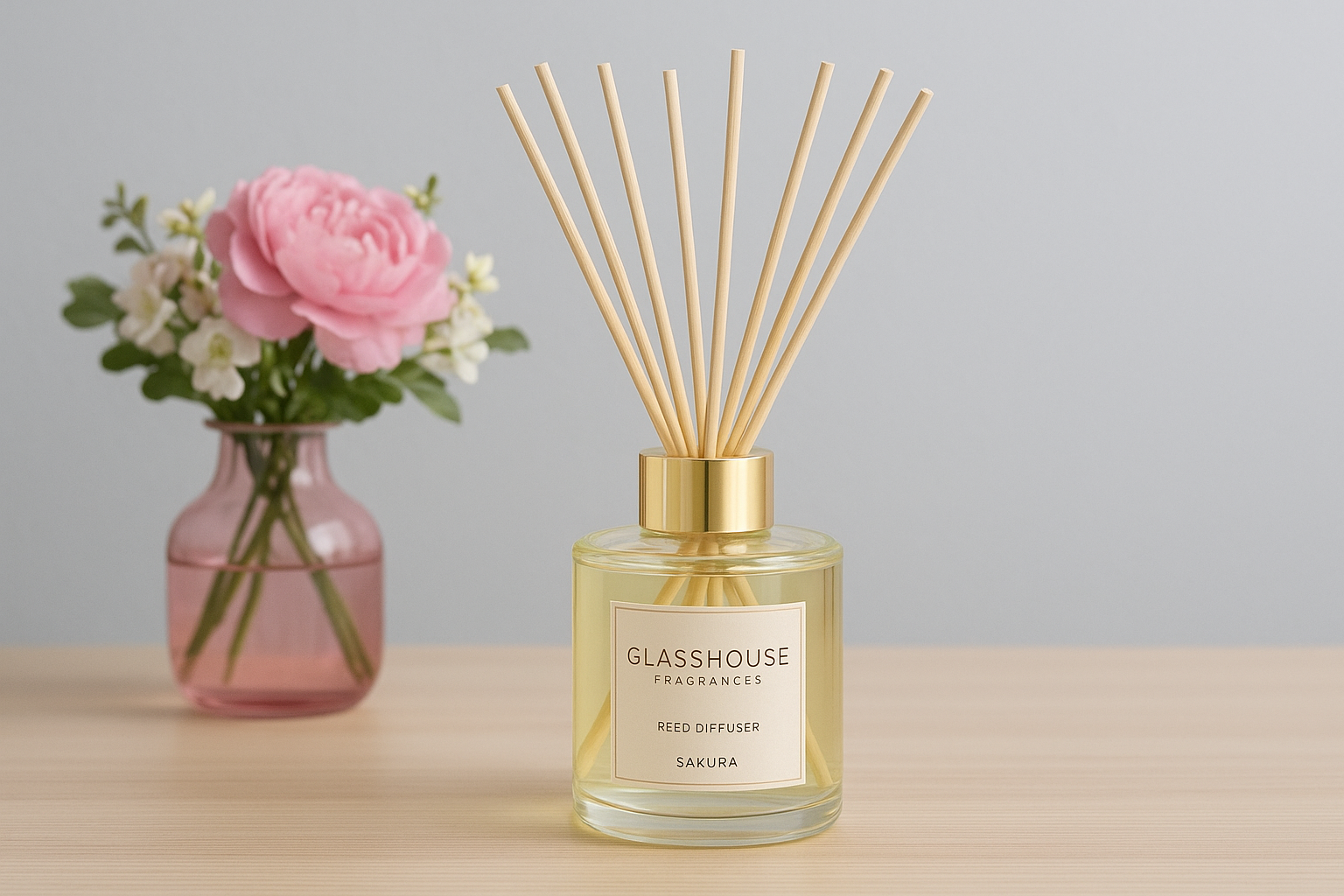 3. Glasshouse Fragrances reed diffuser