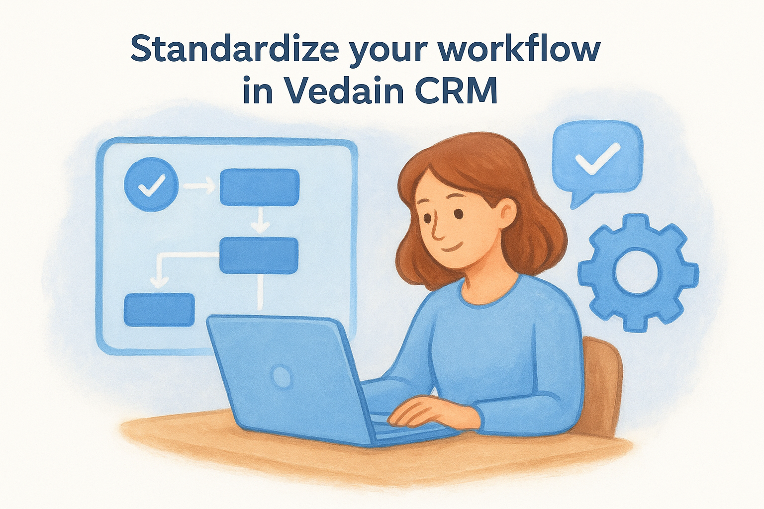 1. Standardize your workflow in Vedain CRM