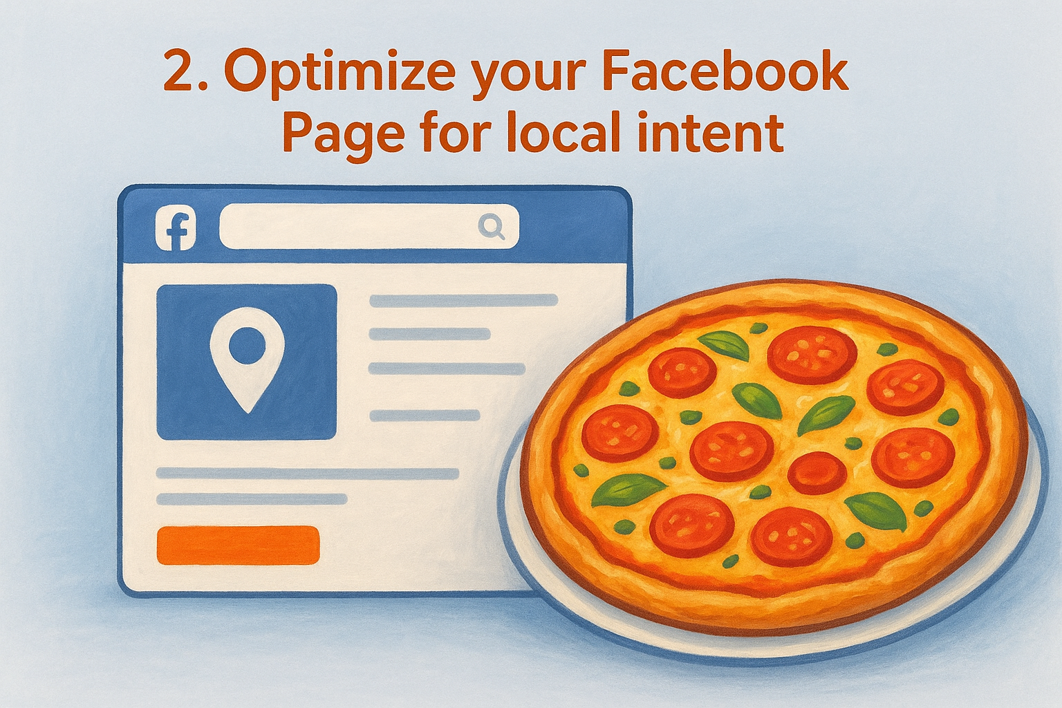 2. Optimize your Facebook Page for local intent