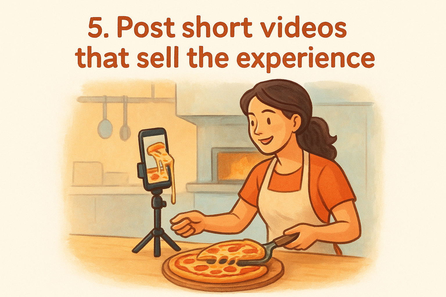 5. Post short videos that sell the experience