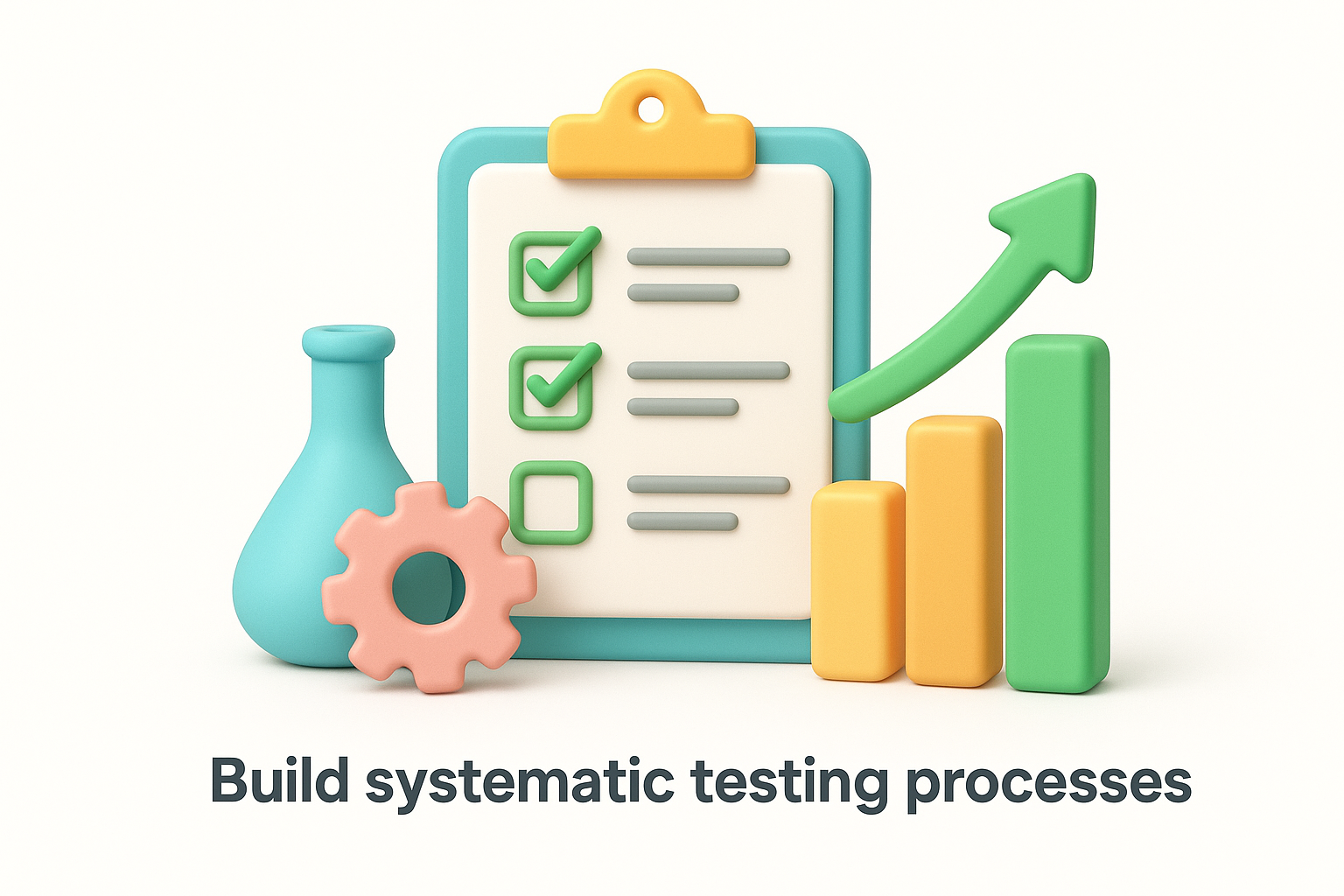 Build systematic testing processes