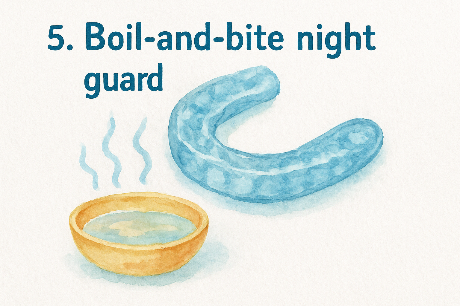 5. Boil-and-bite night guard