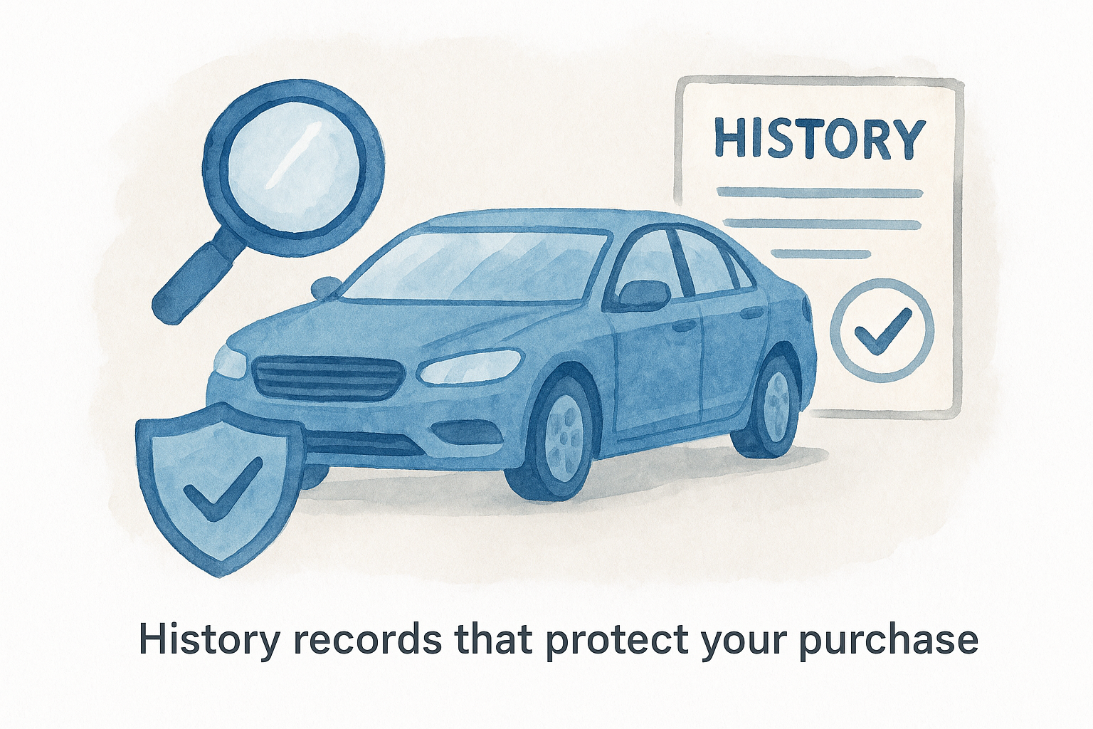 History records that protect your purchase