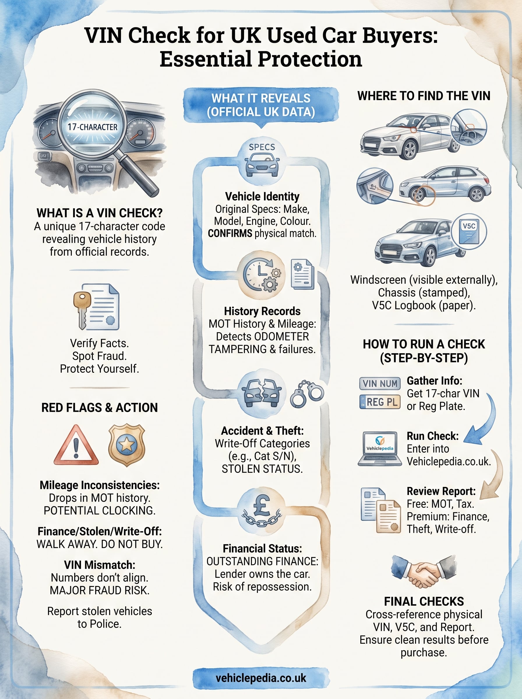 what is a vin check infographic