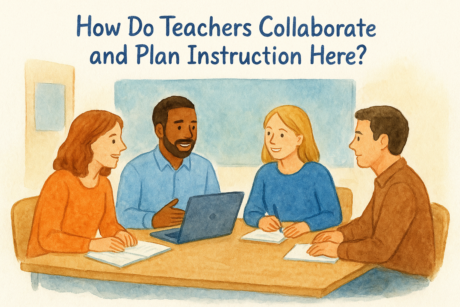5. How Do Teachers Collaborate and Plan Instruction Here?
