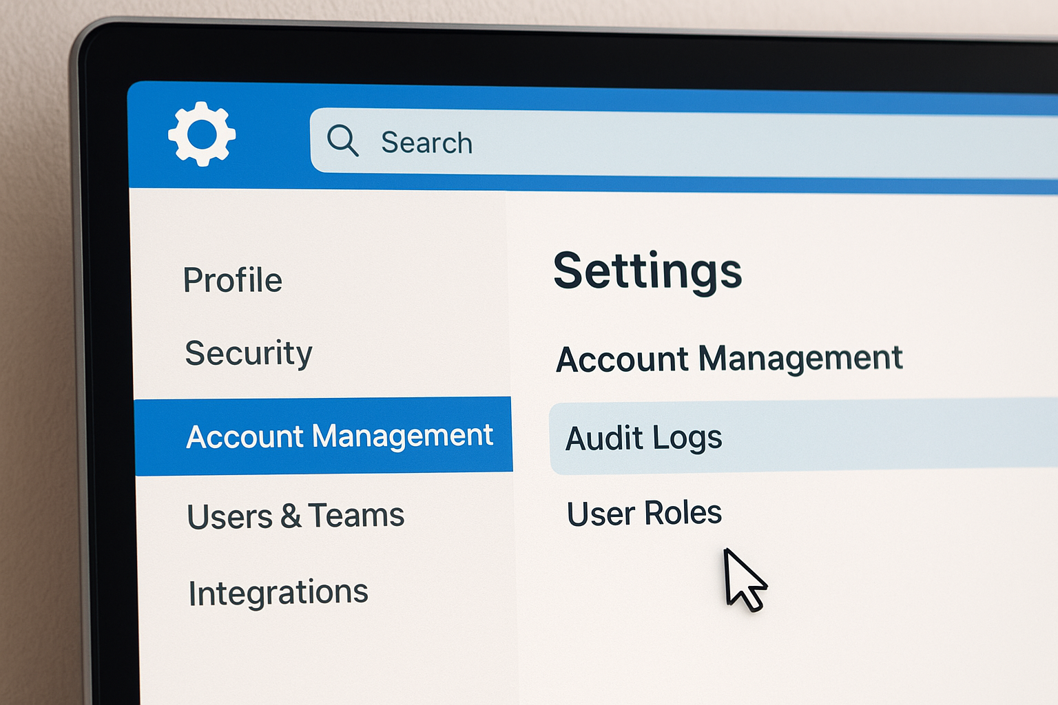 Navigate to the correct settings menu