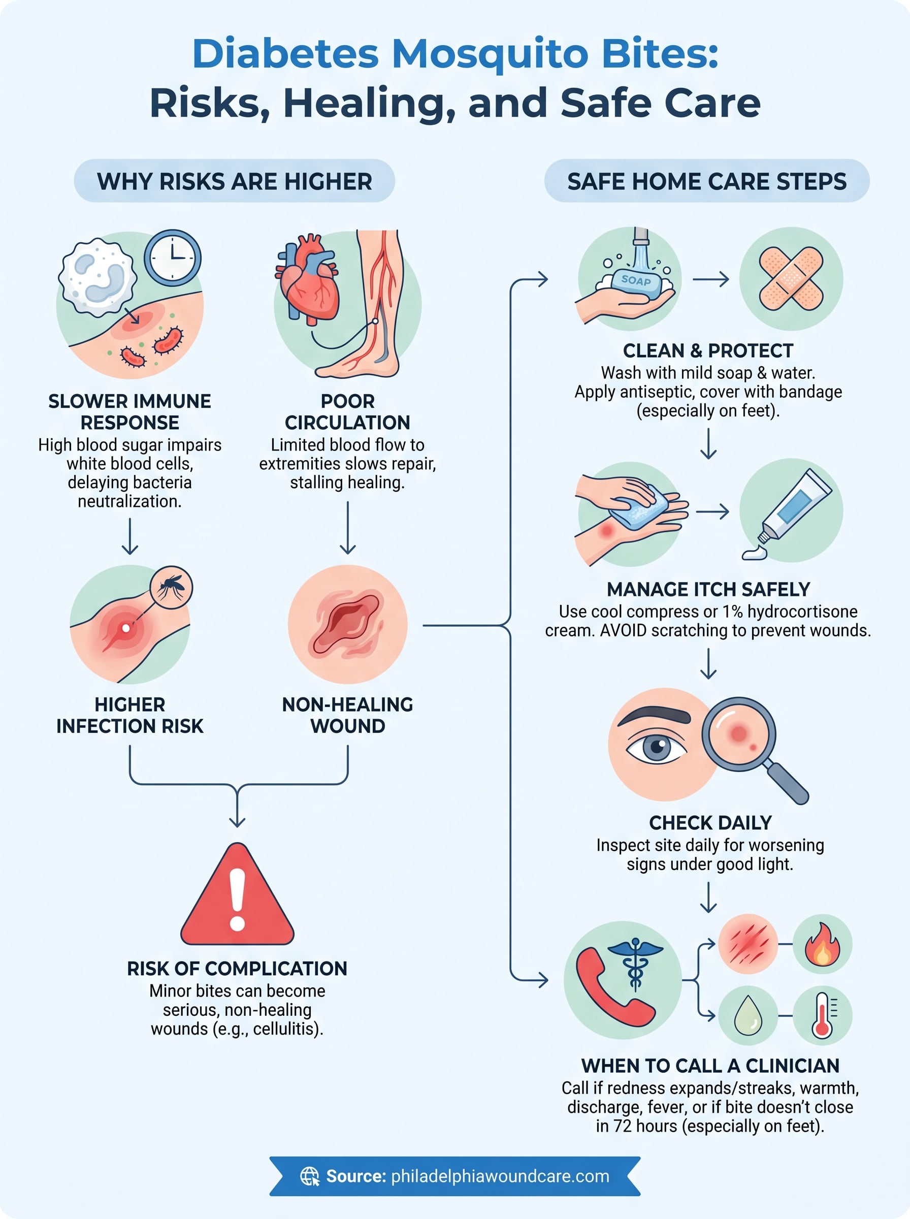 Diabetes Mosquito Bites: Risks, Healing, And Safe Care At Home ...