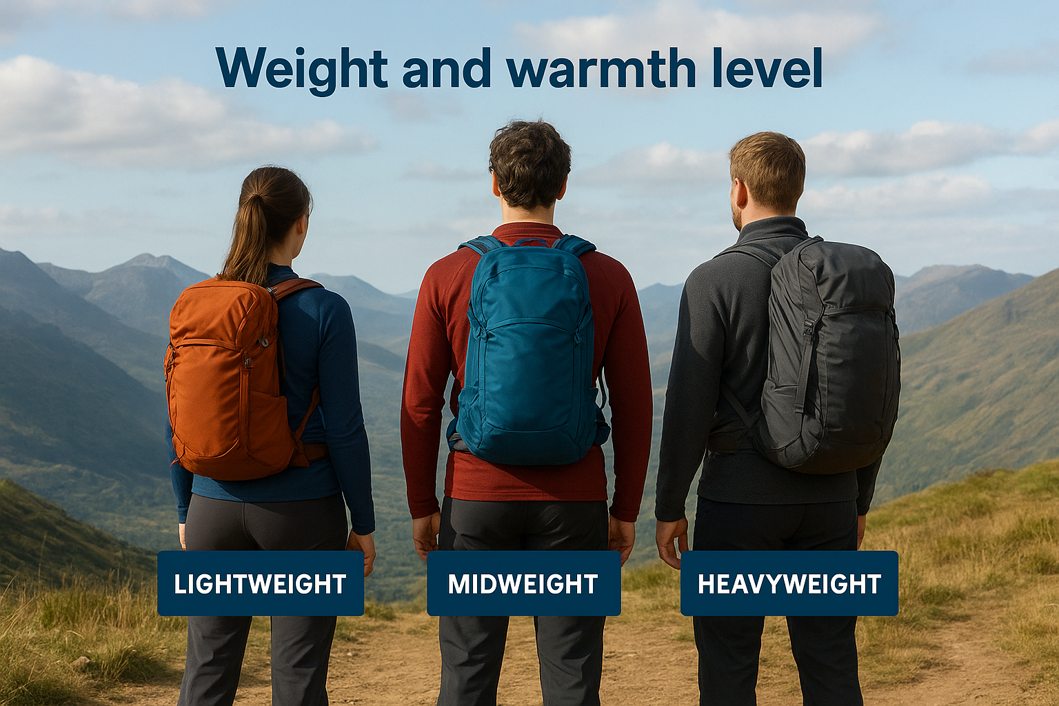 Weight and warmth level