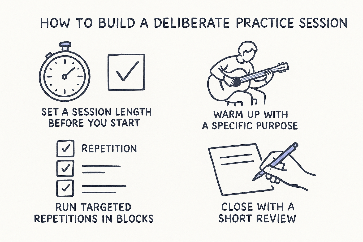 How to build a deliberate practice session