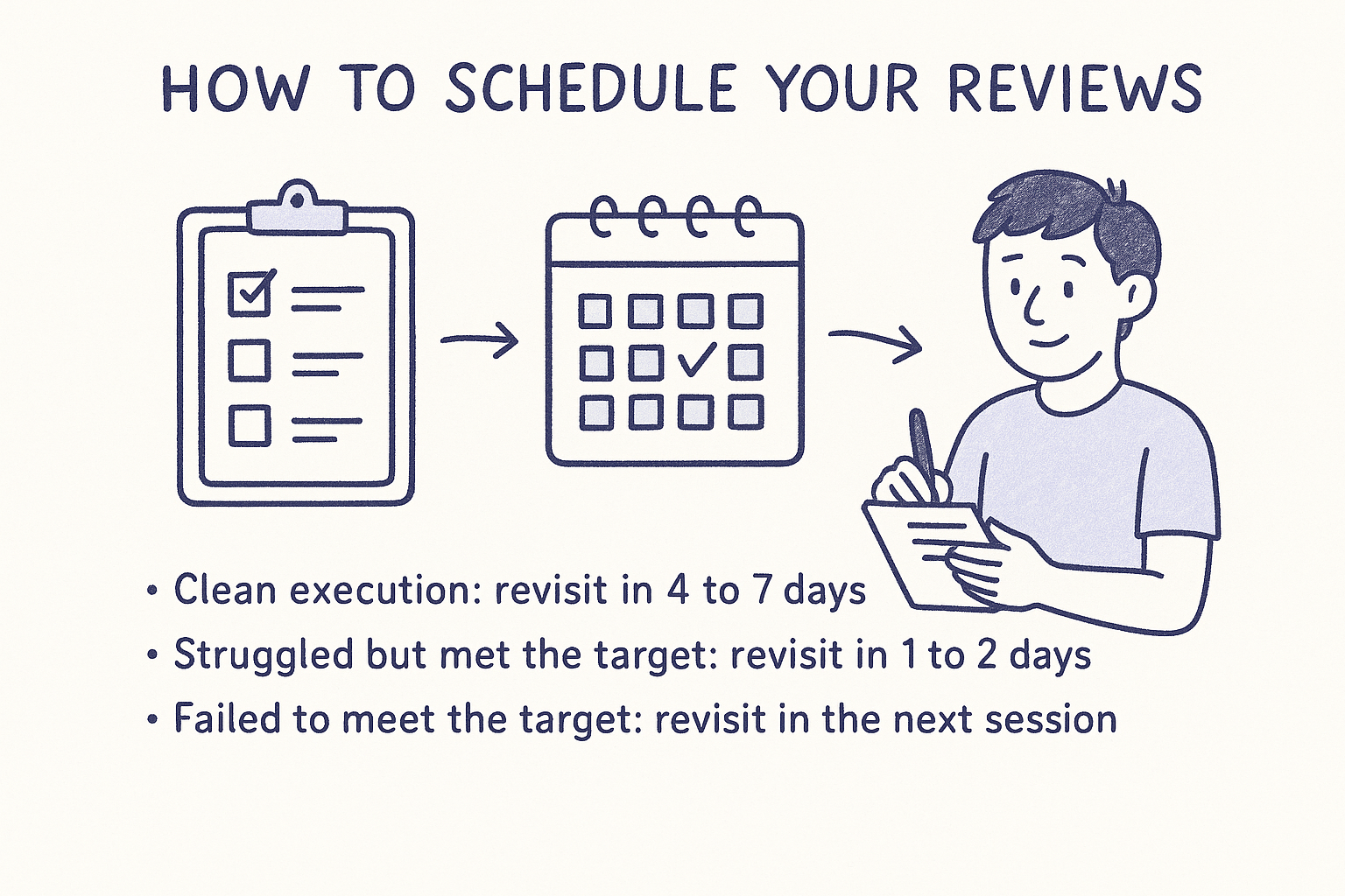 How to schedule your reviews