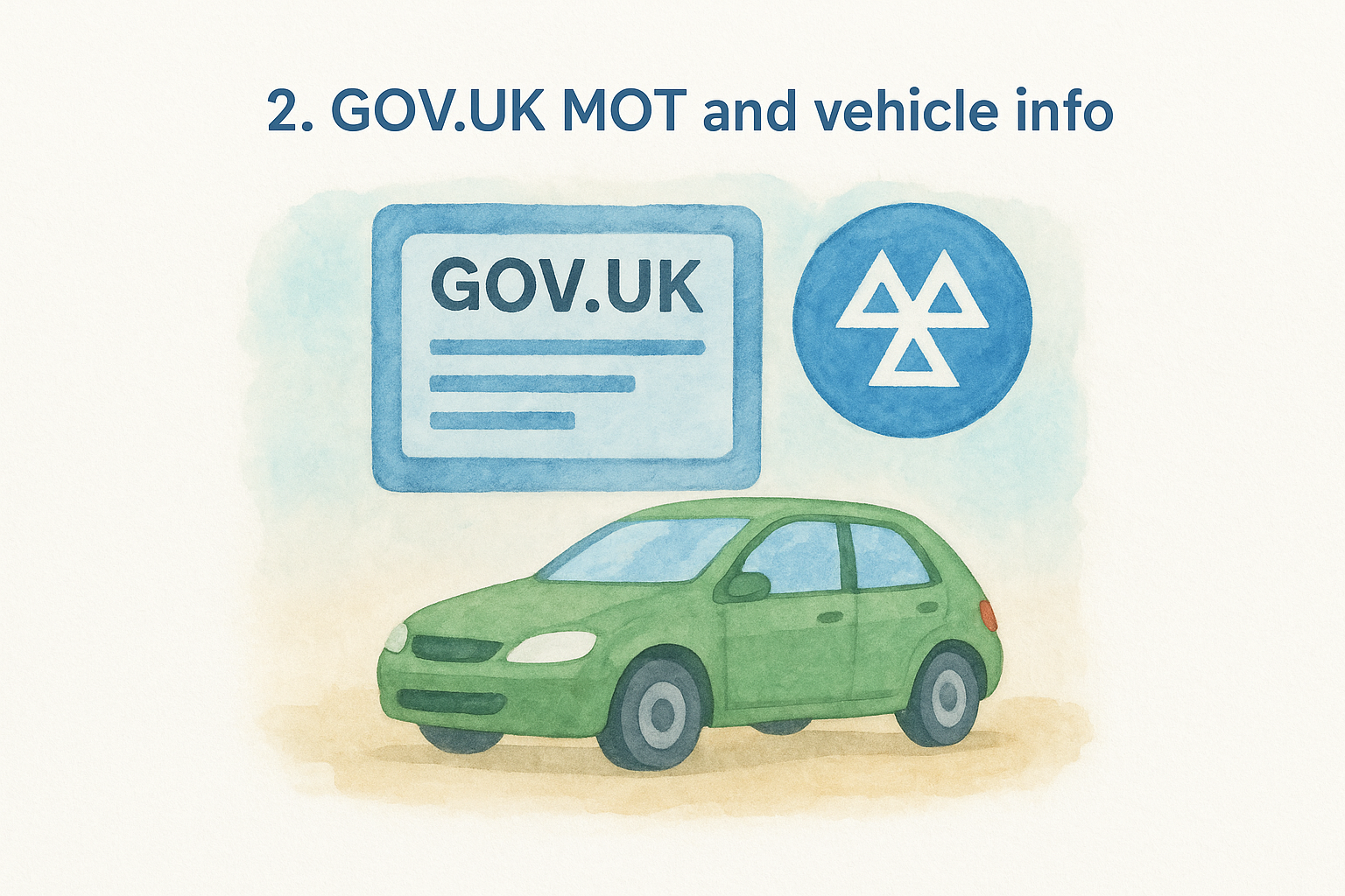 2. GOV.UK MOT and vehicle info