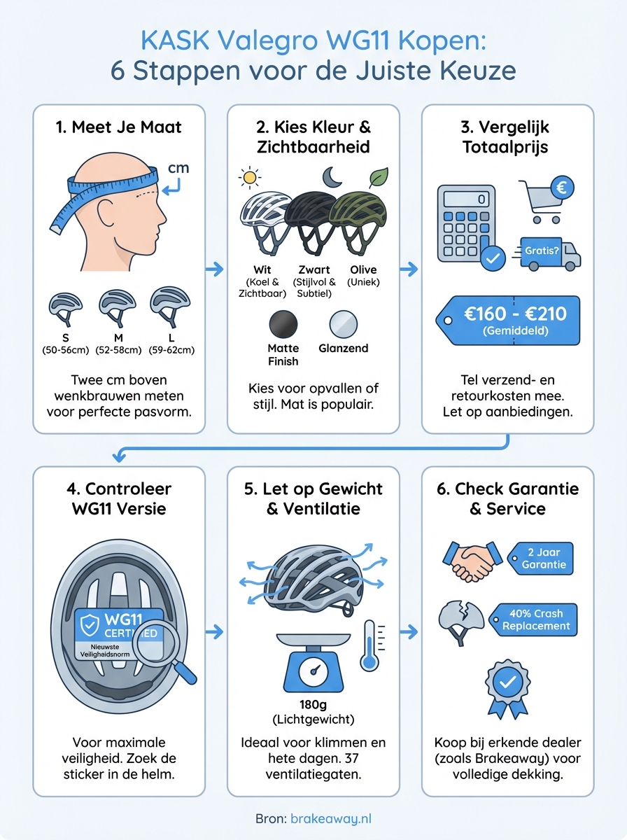 kask valegro kopen infographic