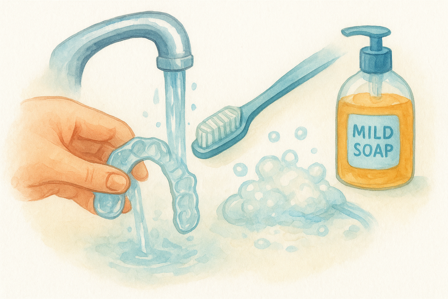 Daily cleaning routine