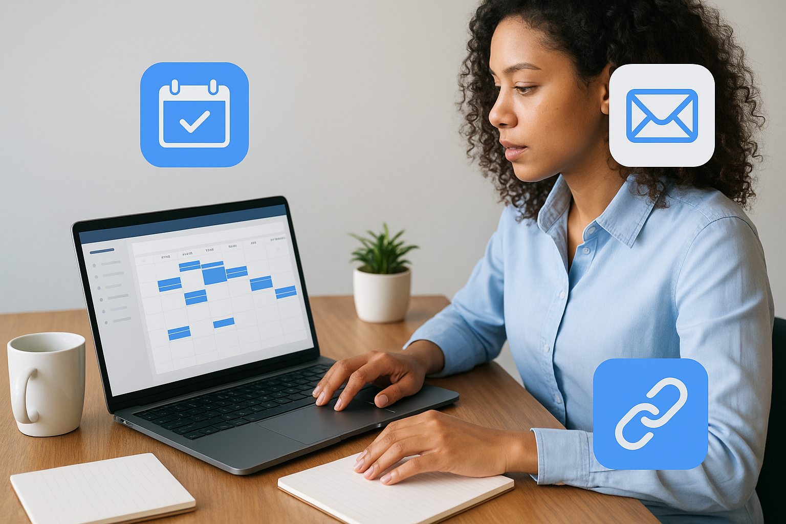 Centralize scheduling, enrollment, reminders, and links