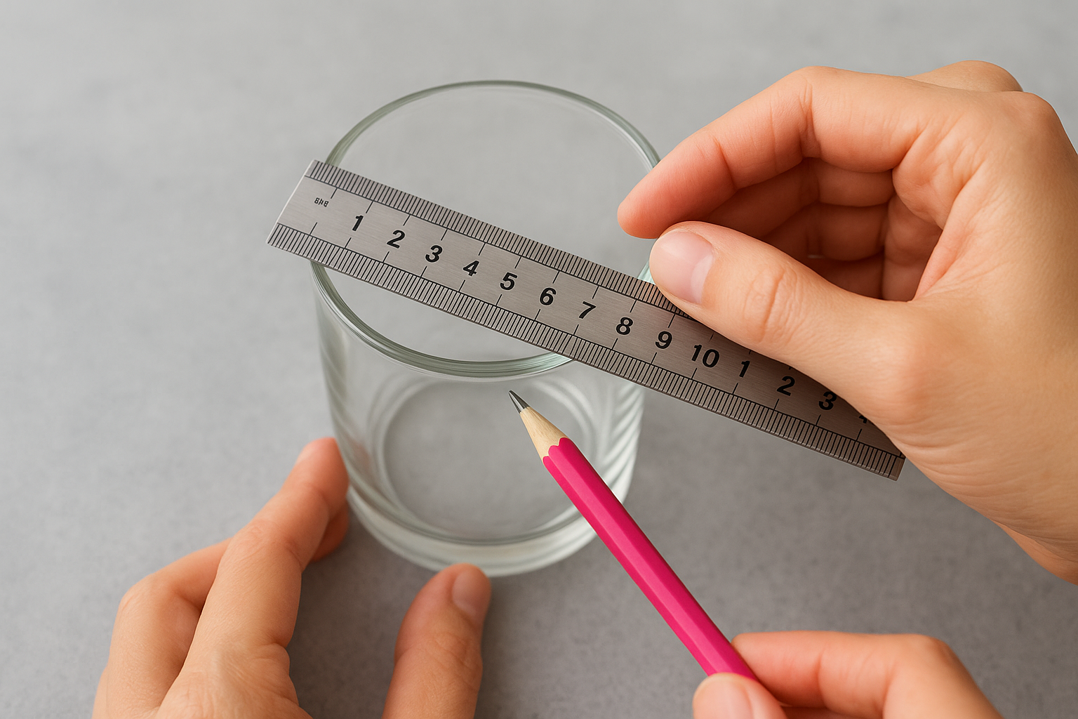 Take accurate diameter and depth measurements