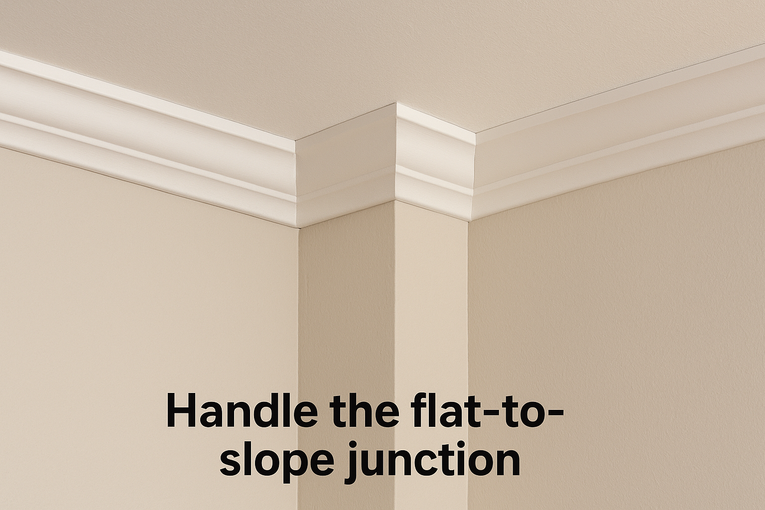 Handle the flat-to-slope junction