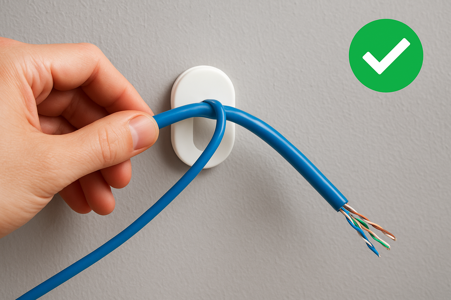 Keep tension low and bend radius safe