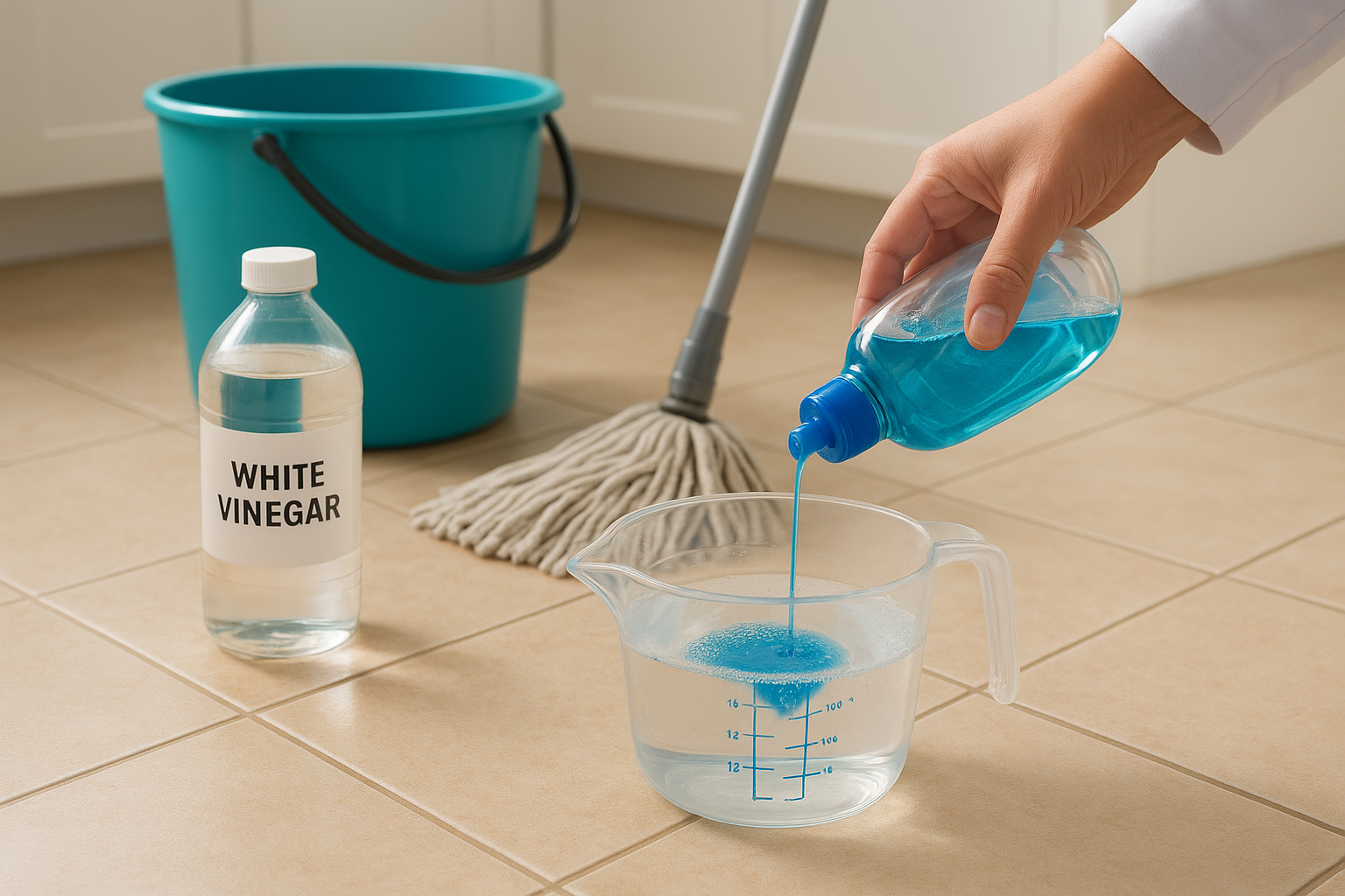 Mix the right cleaning solution