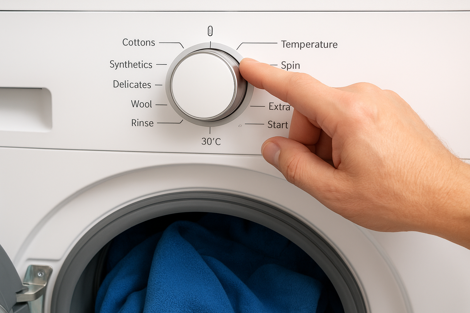 Set the machine correctly