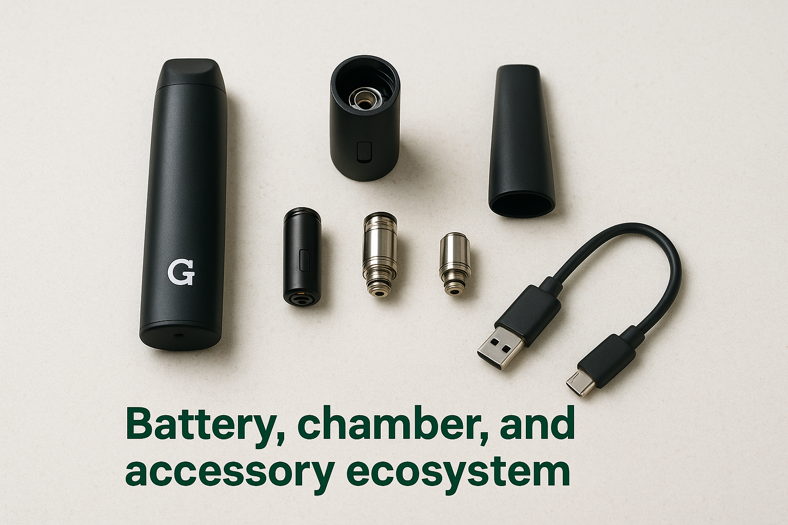 Battery, chamber, and accessory ecosystem