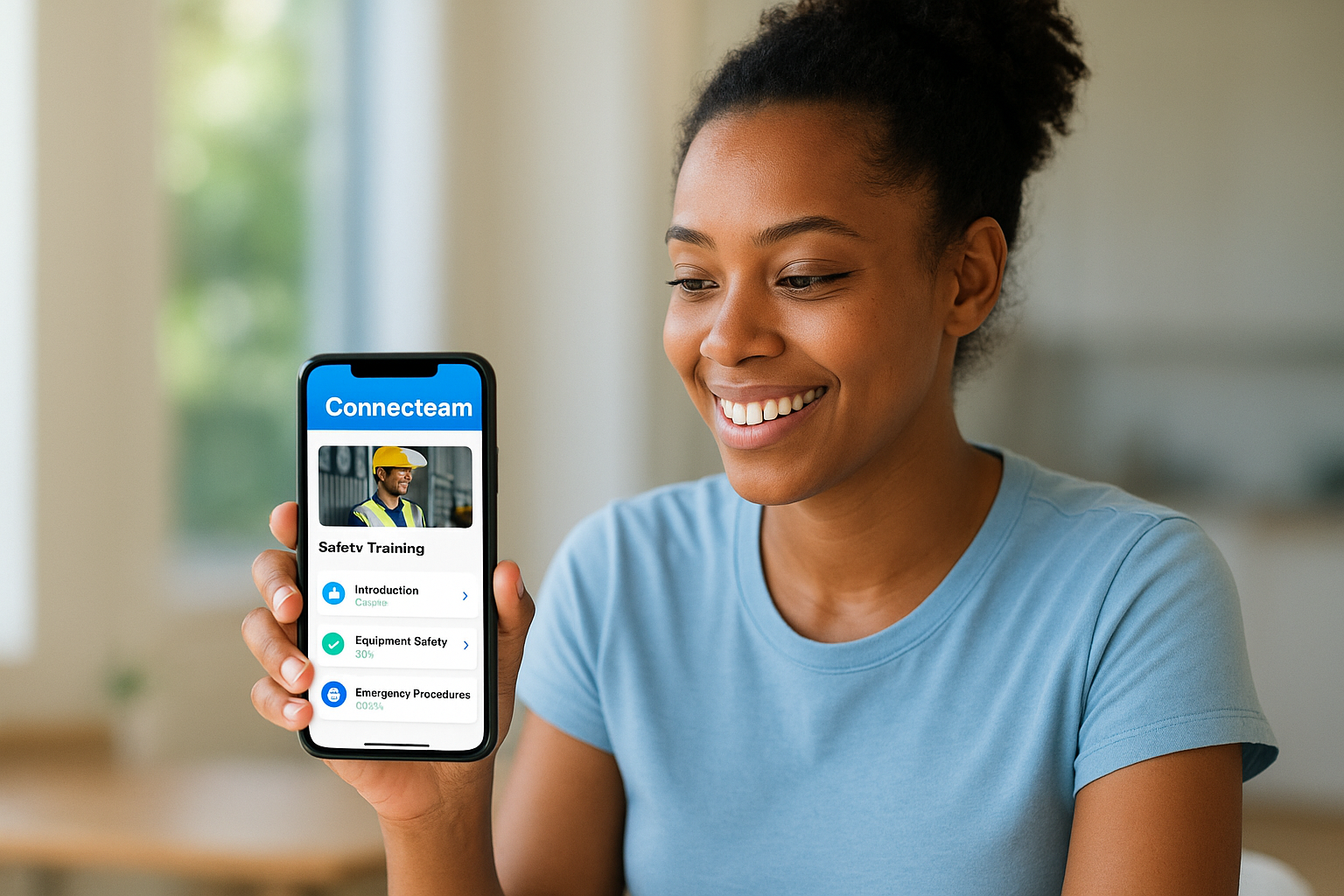 2. Connecteam employee training app