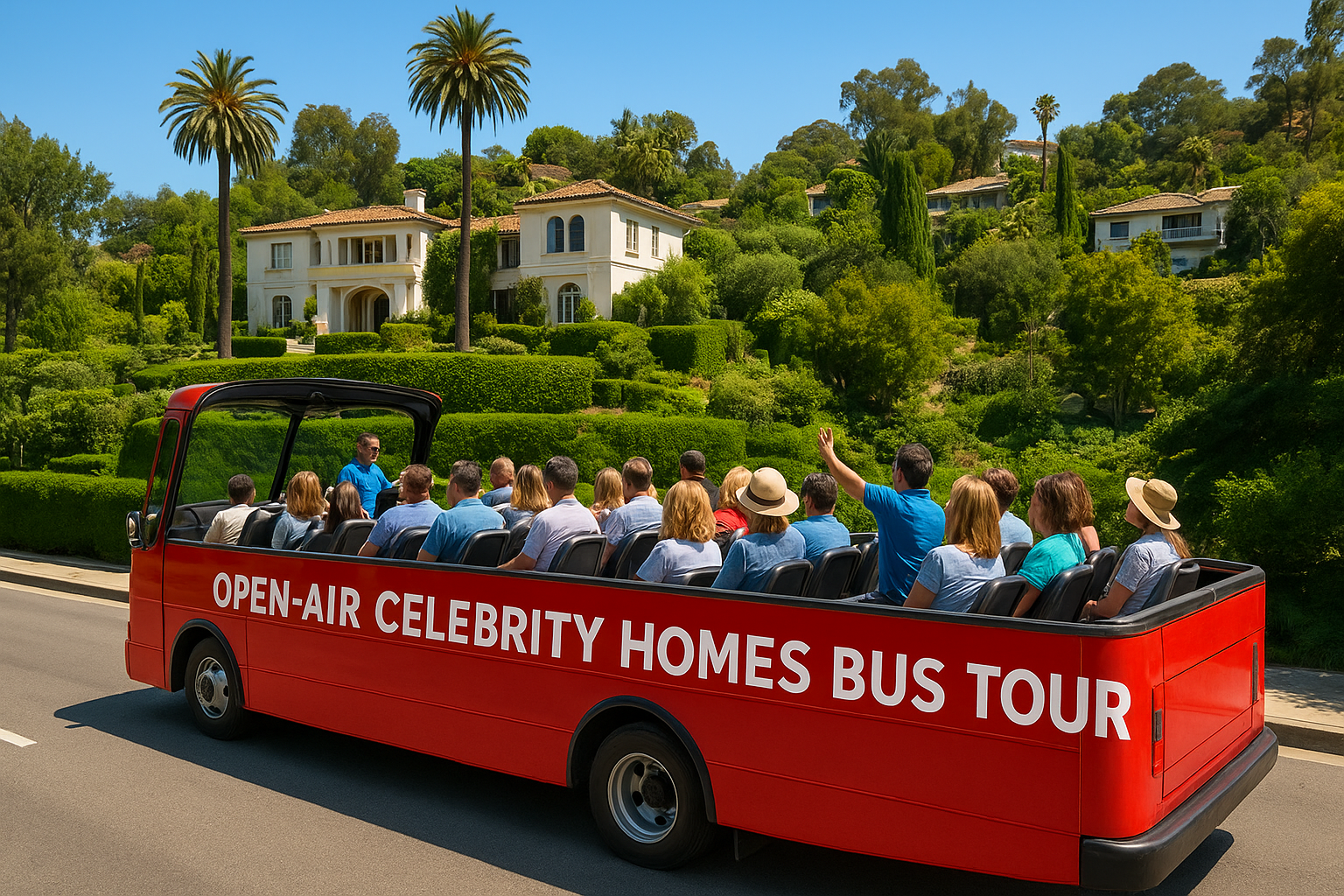 9. Open-Air Celebrity Homes Bus Tour from Hollywood