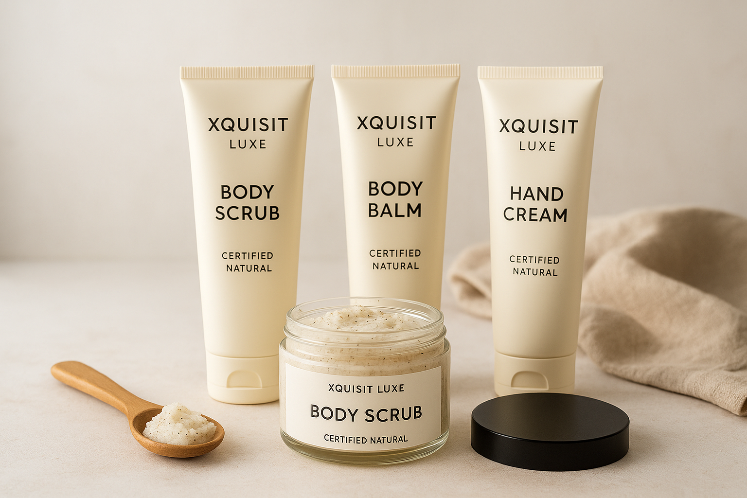1. Xquisit Luxe Self Care Body Scrub Range