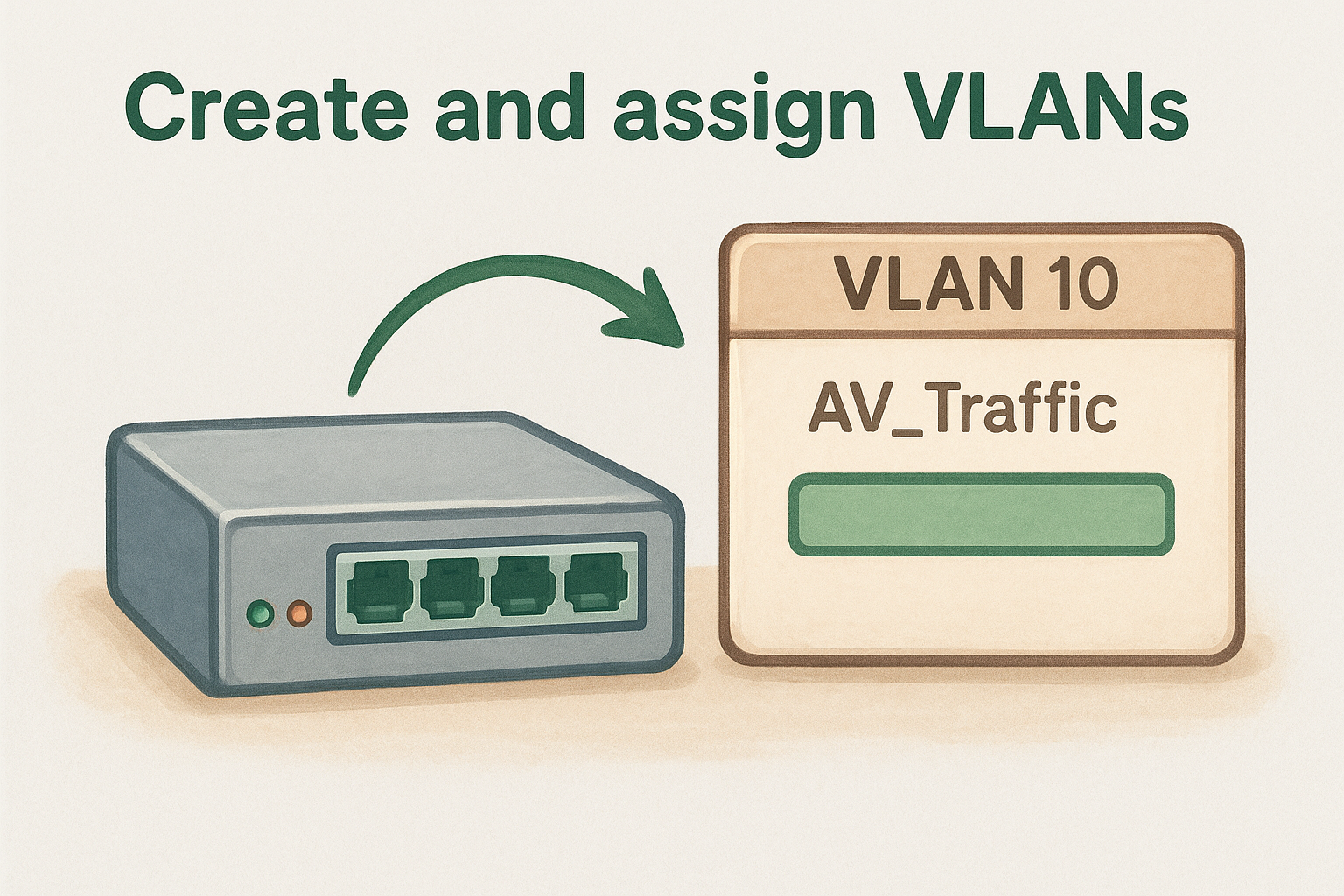 Create and assign VLANs