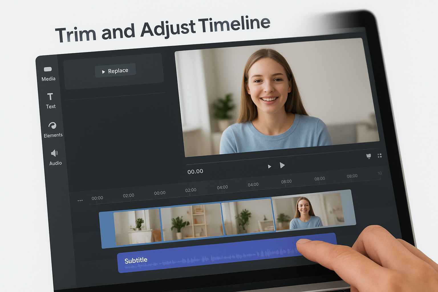 Trim and Adjust Timeline