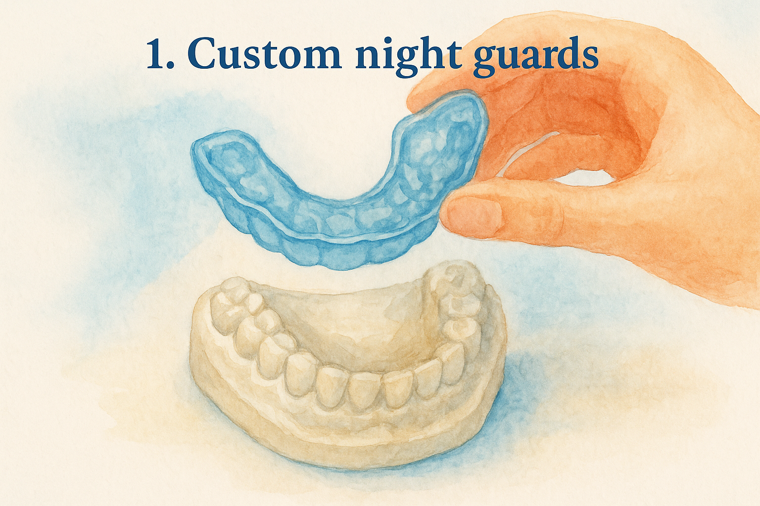 1. Custom night guards