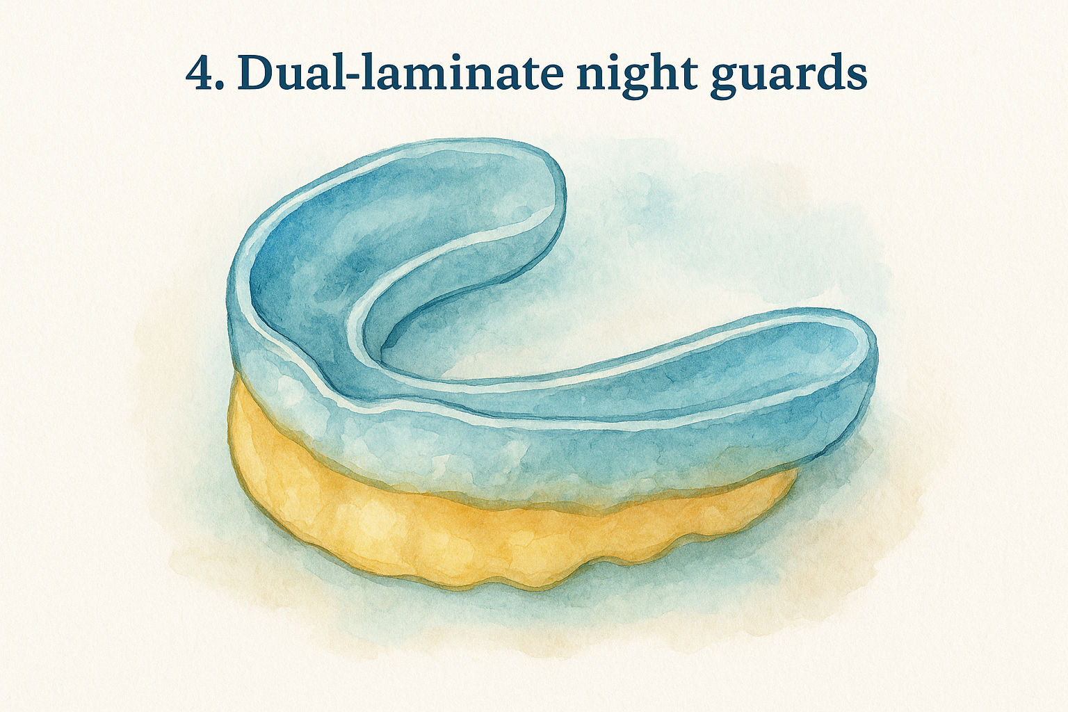 4. Dual-laminate night guards