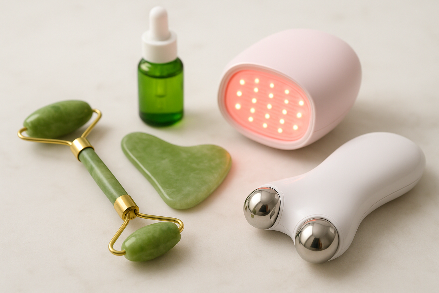 4. At home facial tools and devices