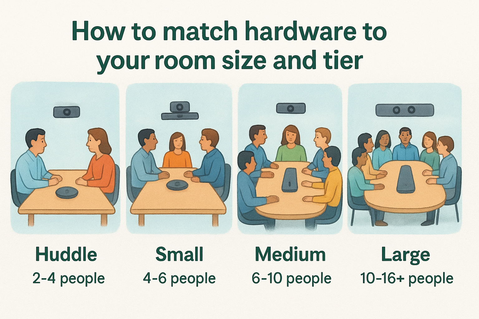 How to match hardware to your room size and tier