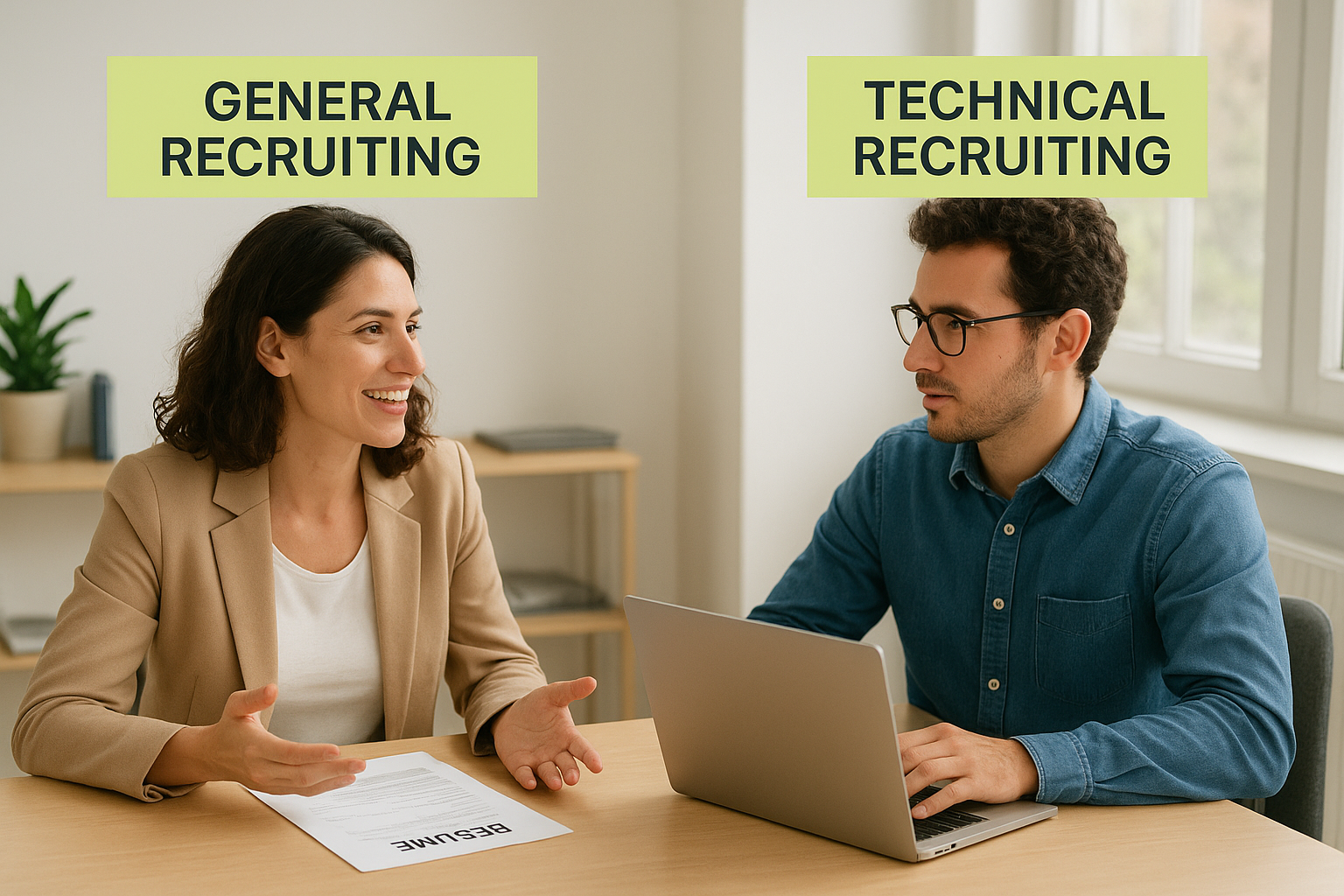 Technical recruiting vs. general recruiting