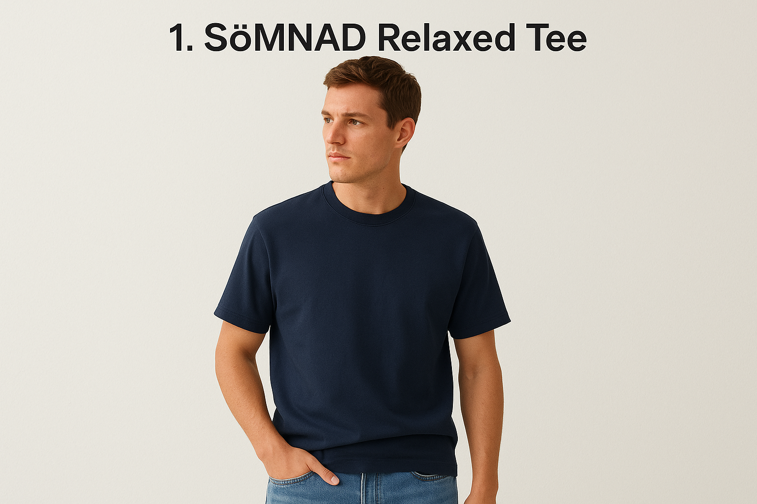 1. SÖMNAD Relaxed Tee