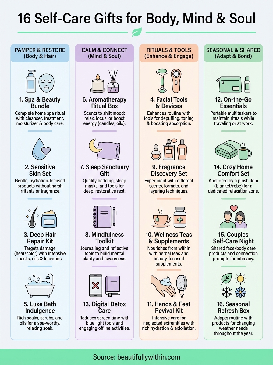 self-care lovers infographic
