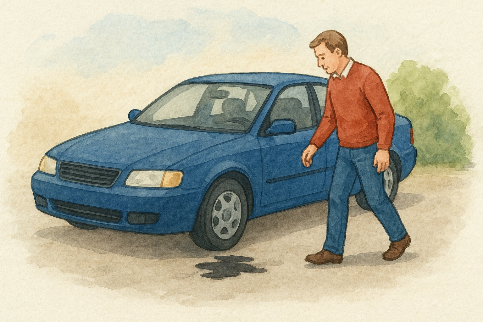 15. Fluid leaks and a final walk-round after driving
