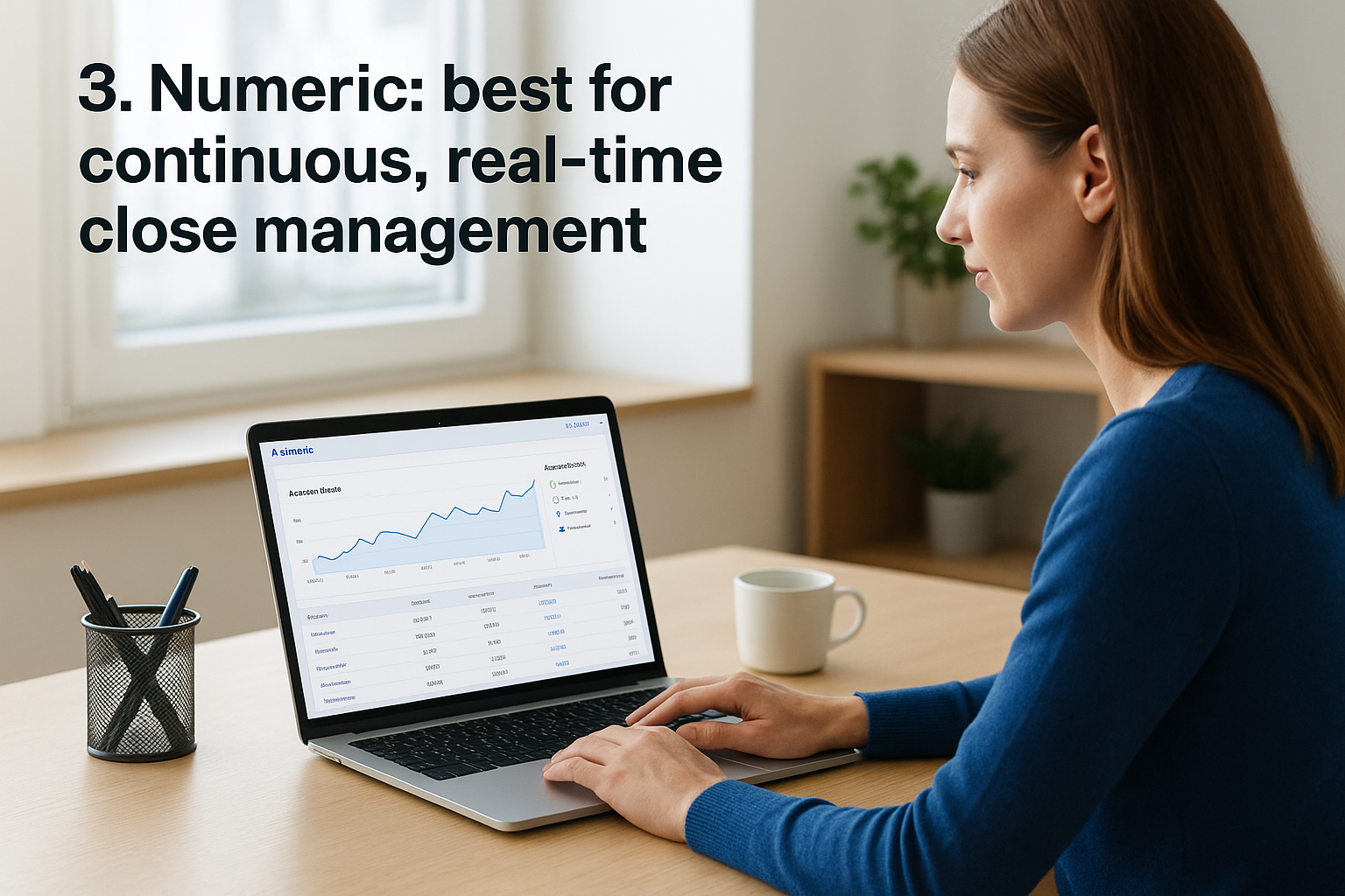 3. Numeric: best for continuous, real-time close management