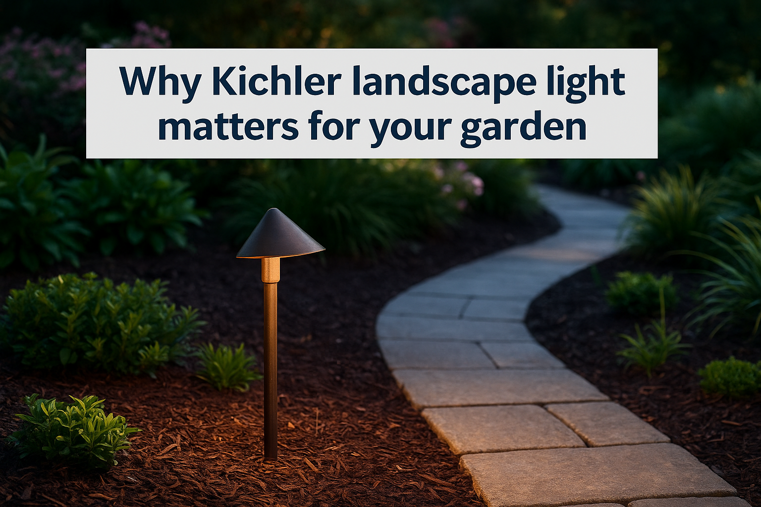 Why Kichler landscape lighting matters for your garden