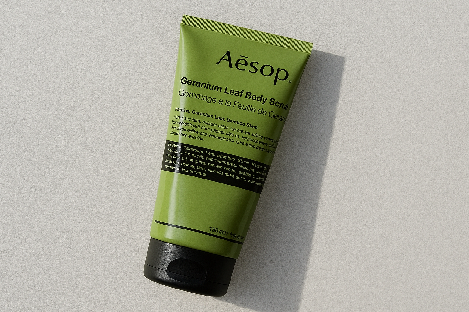 6. Aesop Geranium Leaf Body Scrub