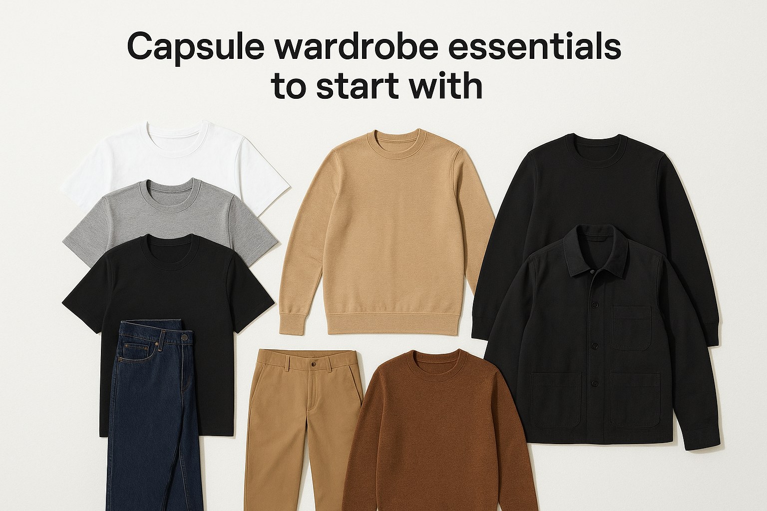 Capsule wardrobe essentials to start with