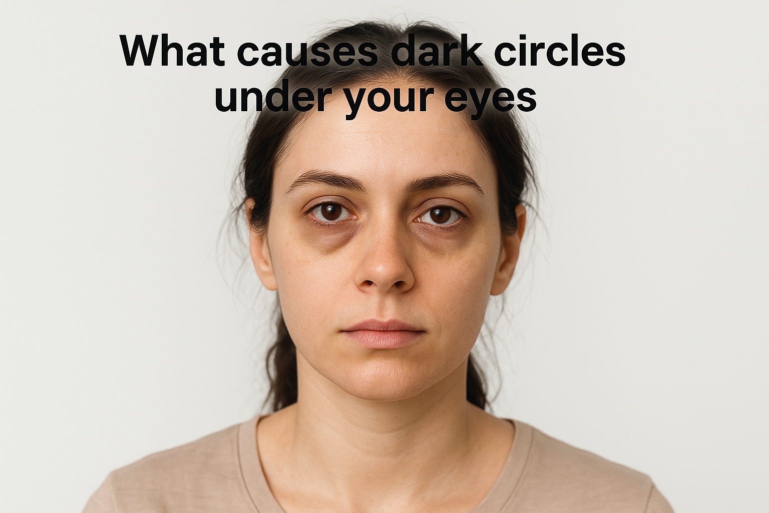 What causes dark circles under your eyes