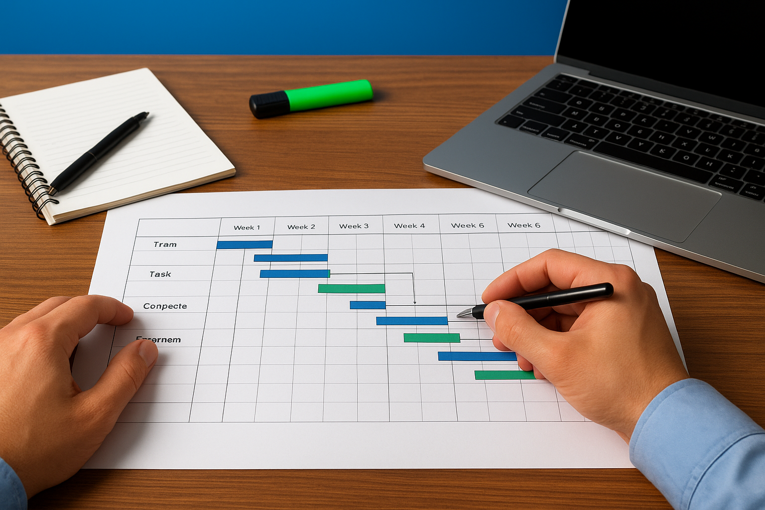 3. Build a detailed project plan and timeline