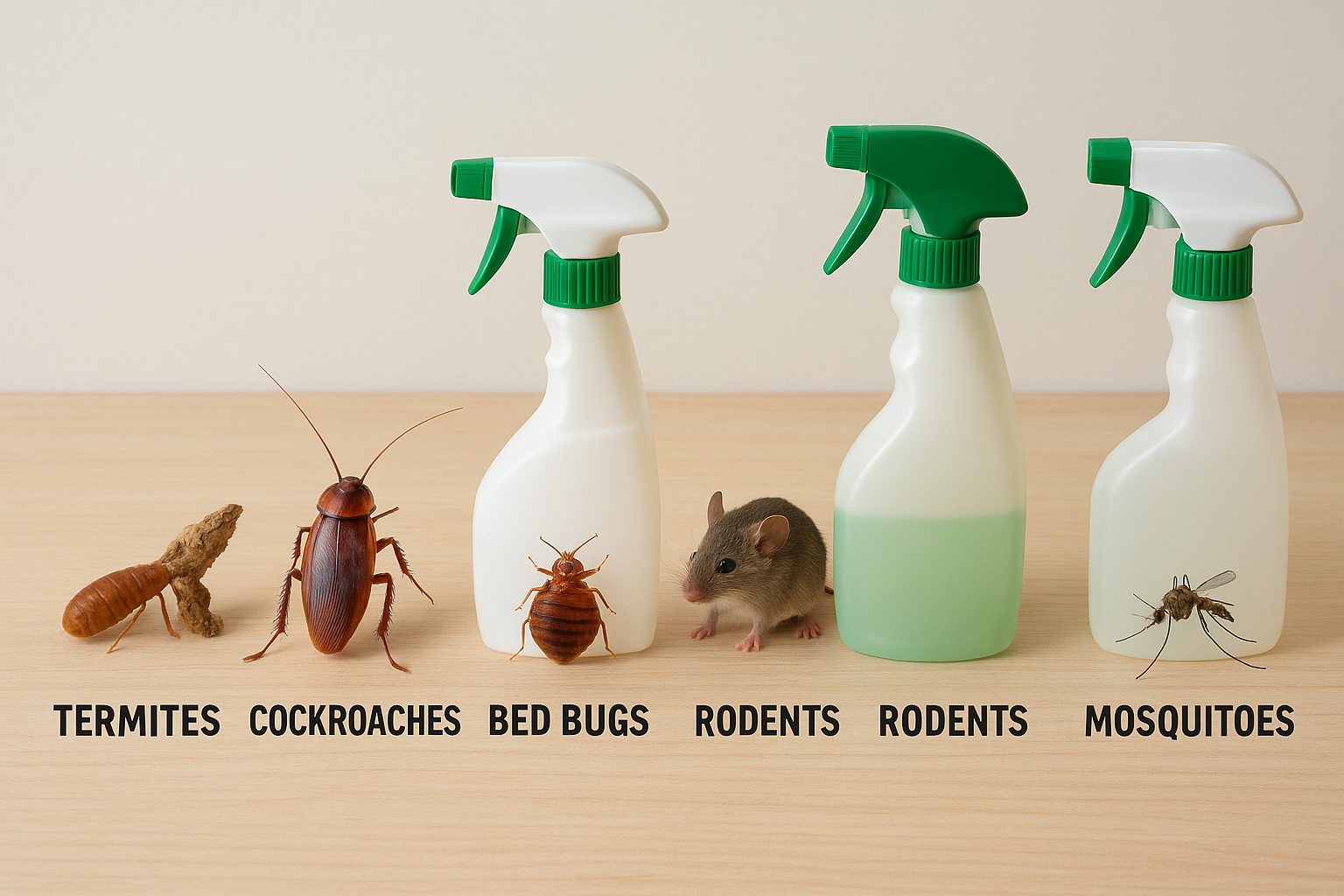 Common pests and the treatments used against them
