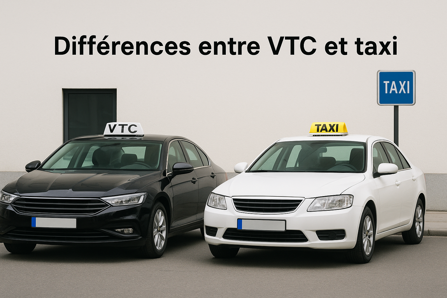Différences entre VTC et taxi