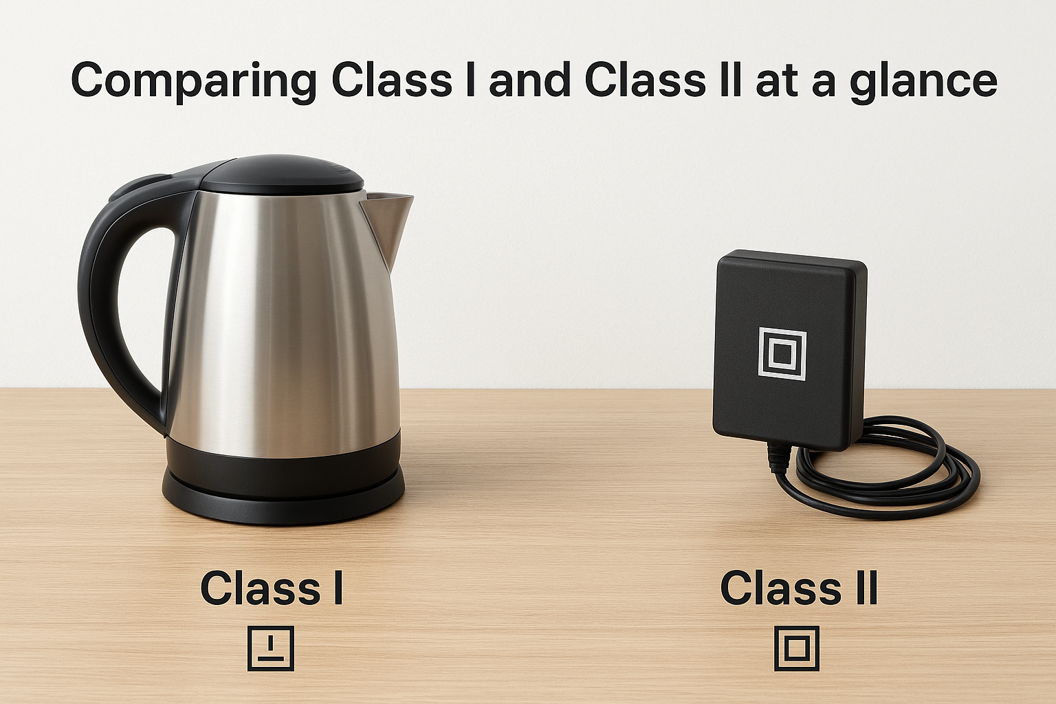 Comparing Class I and Class II at a glance