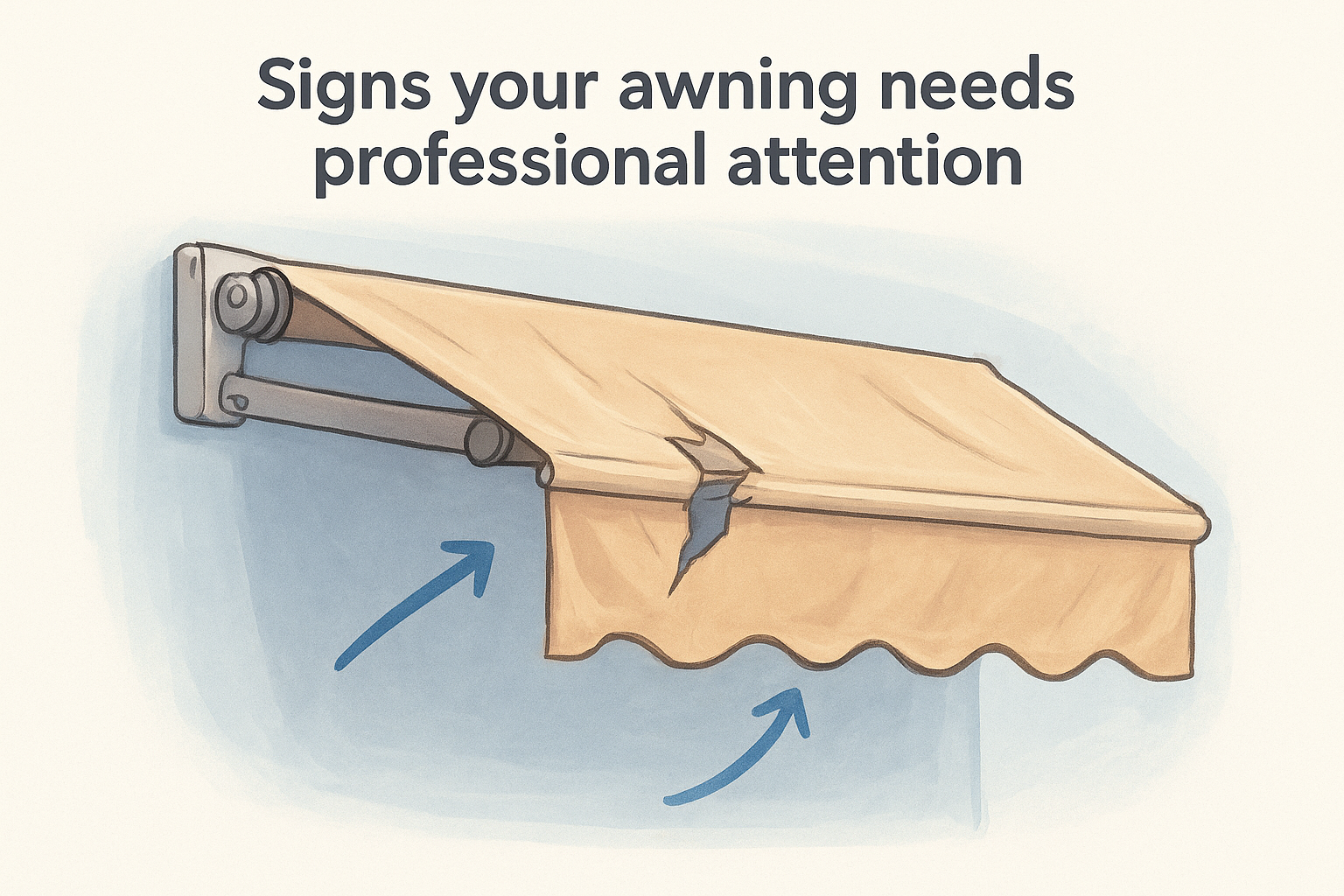 Signs your awning needs professional attention