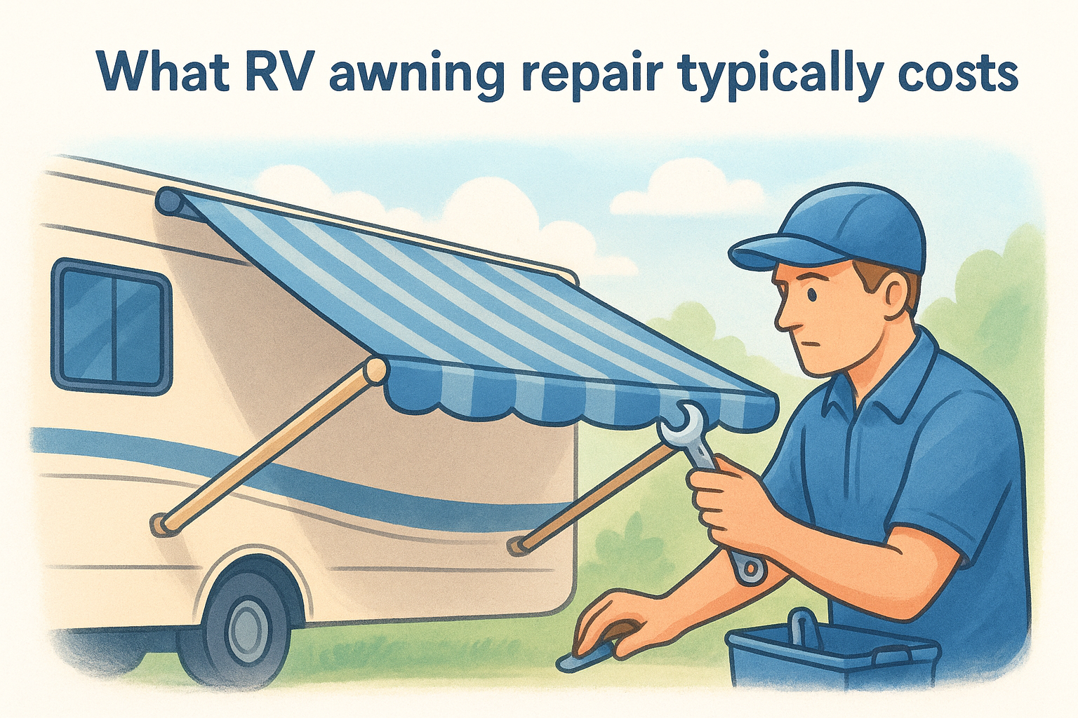 What RV awning repair typically costs