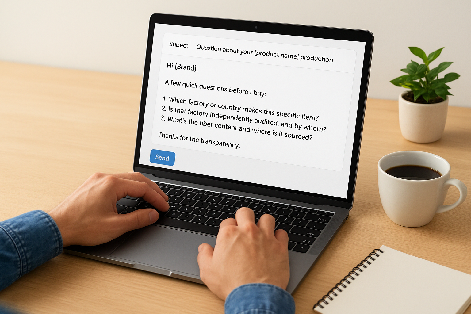 8. Ask the brand direct questions about production
