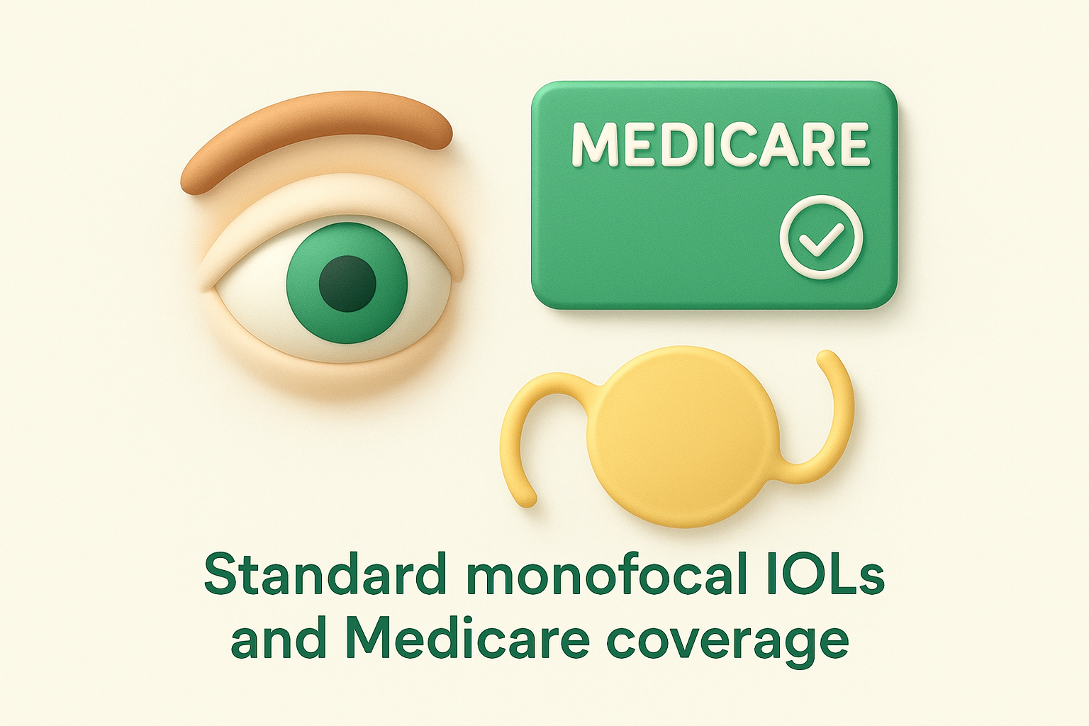 Standard monofocal IOLs and Medicare coverage